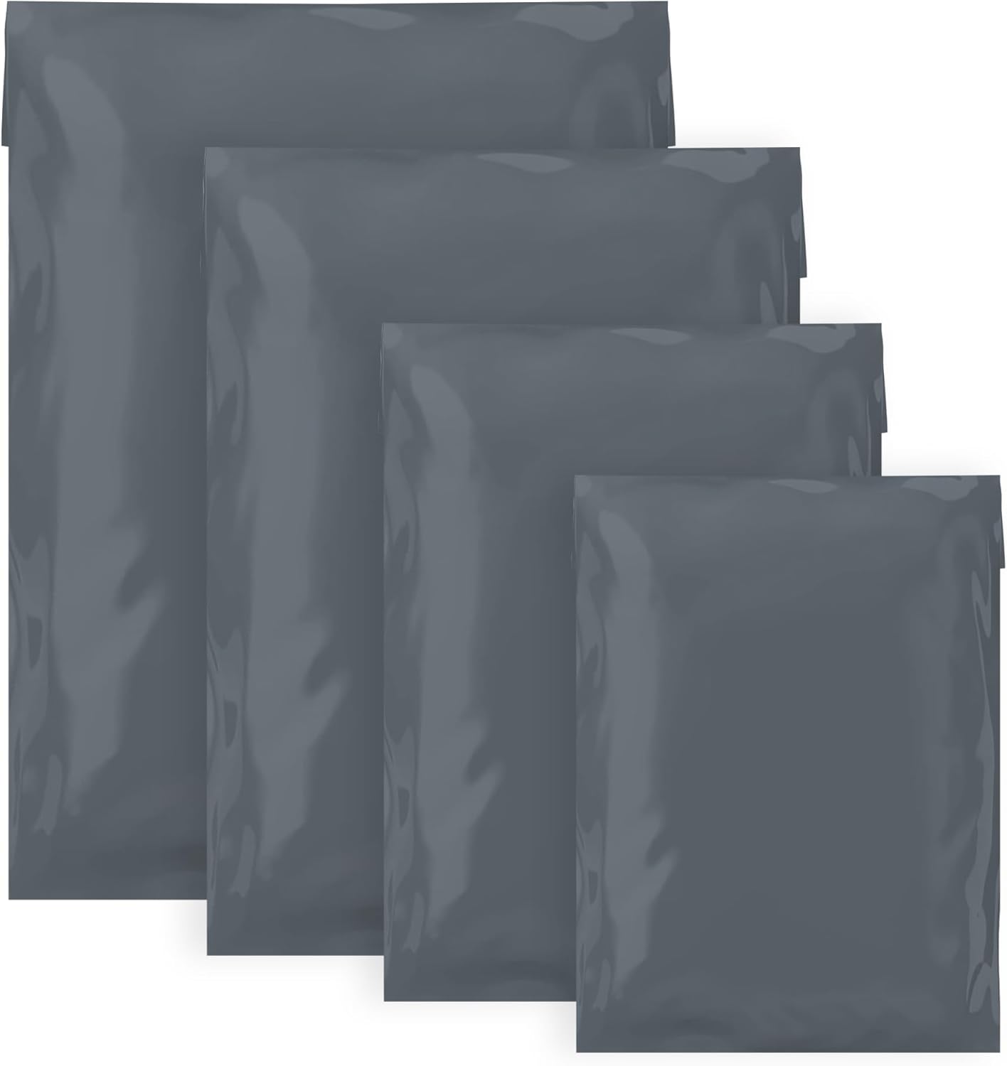 Double Dragon Plastic Mailing Bags – 60 Pack (4 Sizes)