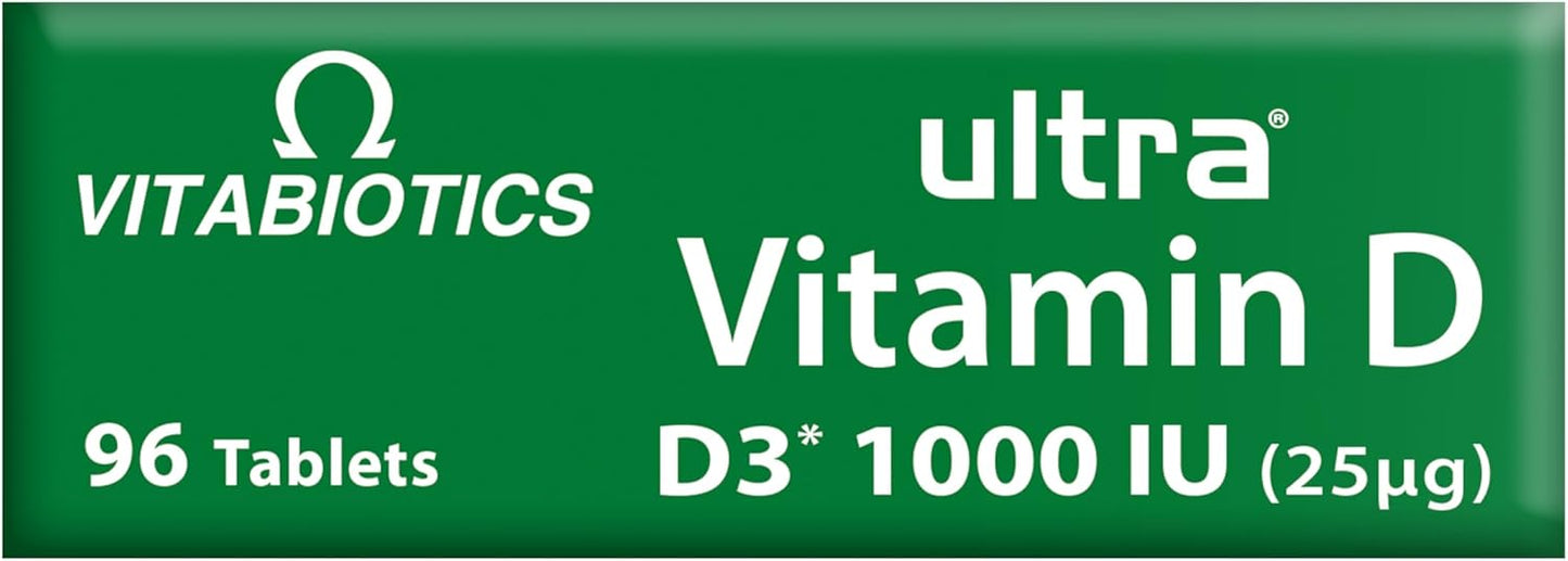 Vitamin D Tablets 1000IU, Vitabiotics Ultra