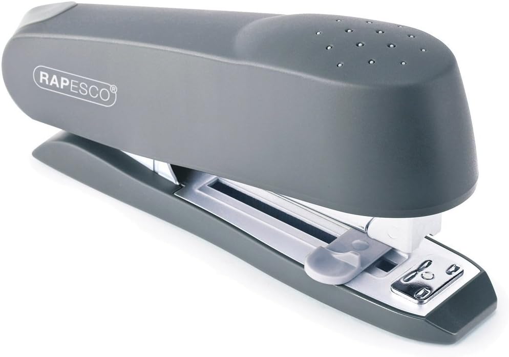 Rapesco R74726B3 7470 Front Loading Stapler, 50 Sheet Capacity, Grey