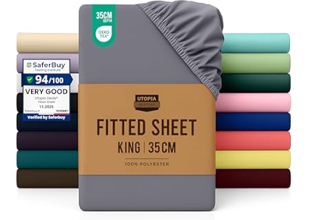 Utopia Bedding Fitted Sheet Comfortable