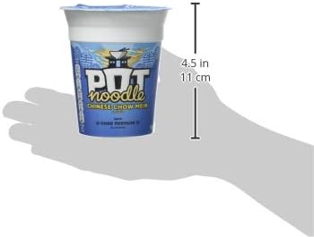 Pot Noodle Chinese Chow Mein Standard Pot Noodle instant vegan* snack quick to make noodles 12x 90 g