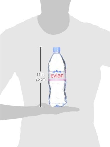 Evian Still Mineral Water, 12 x 1 Litre
