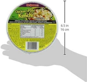 Mr. Noodles Kimchi Chicken Bowl 86g - Pack of 12,COST63325