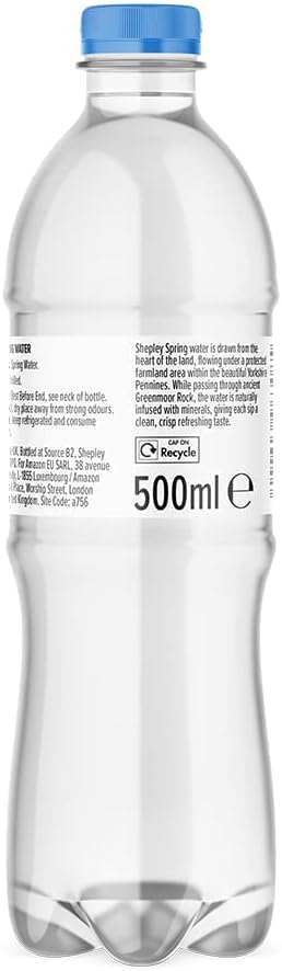 by Amazon Still Spring Water, 500 ml (Pack of 12), 6000 ml