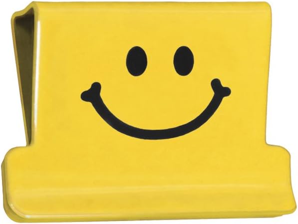 Rapesco 1380 Supaclip 40 Smiles Refill Clips, Bright Yellow, Pack of 100