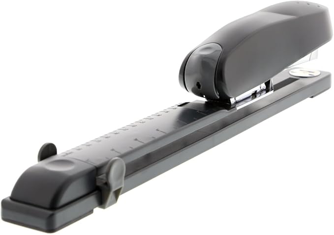 Rapesco R79026A3 ECO 790 Heavy Duty Long Arm Stapler, 50 Sheet Capacity, Charcoal