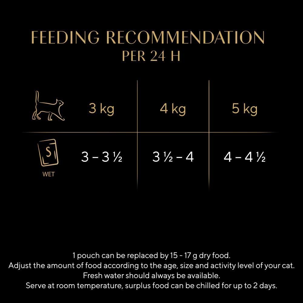 SHEBA - Adult Wet Cat Food Pouches - 40 x 85 g - Fish - Bulk Cat Food Megapack - 40 Jelly Pouches