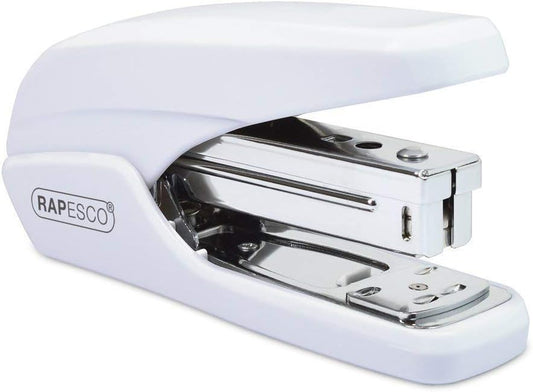 Rapesco 1311 X5-25ps Less Effort Stapler, 25 Sheet Capacity, White