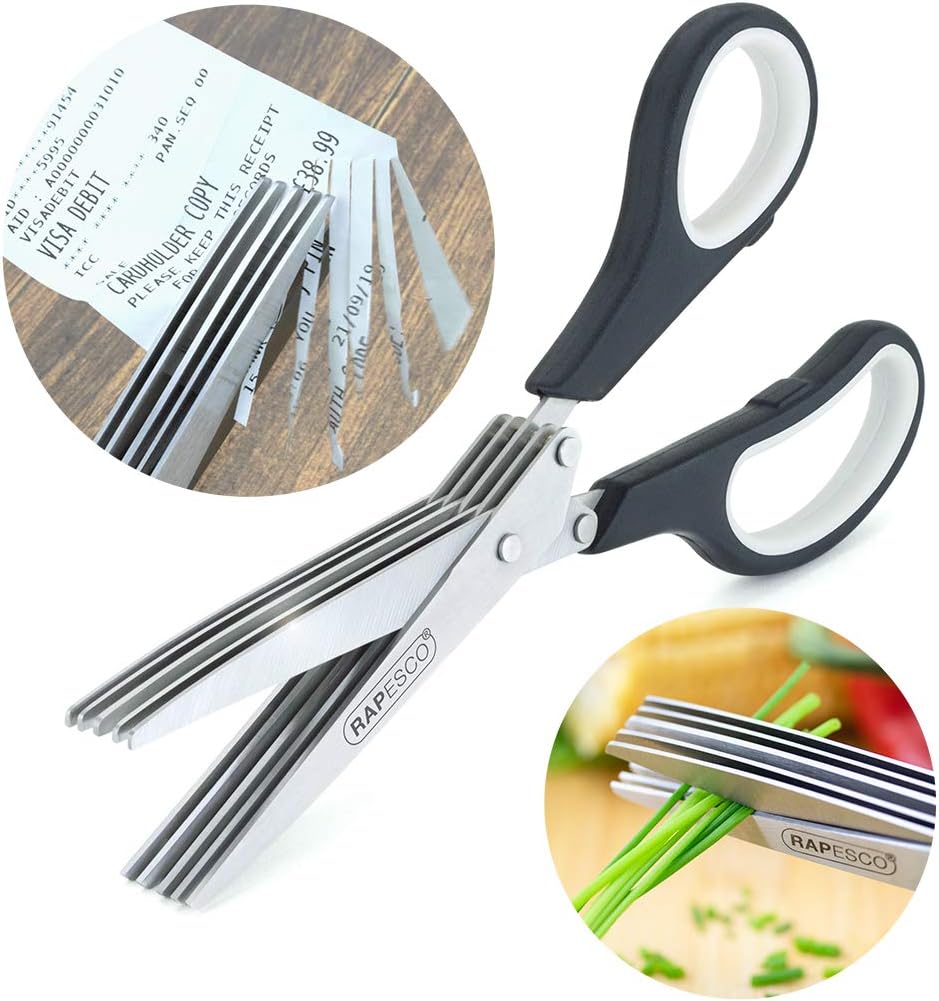 Rapesco 1599 5 Bladed Herb Scissor/Paper Shredder