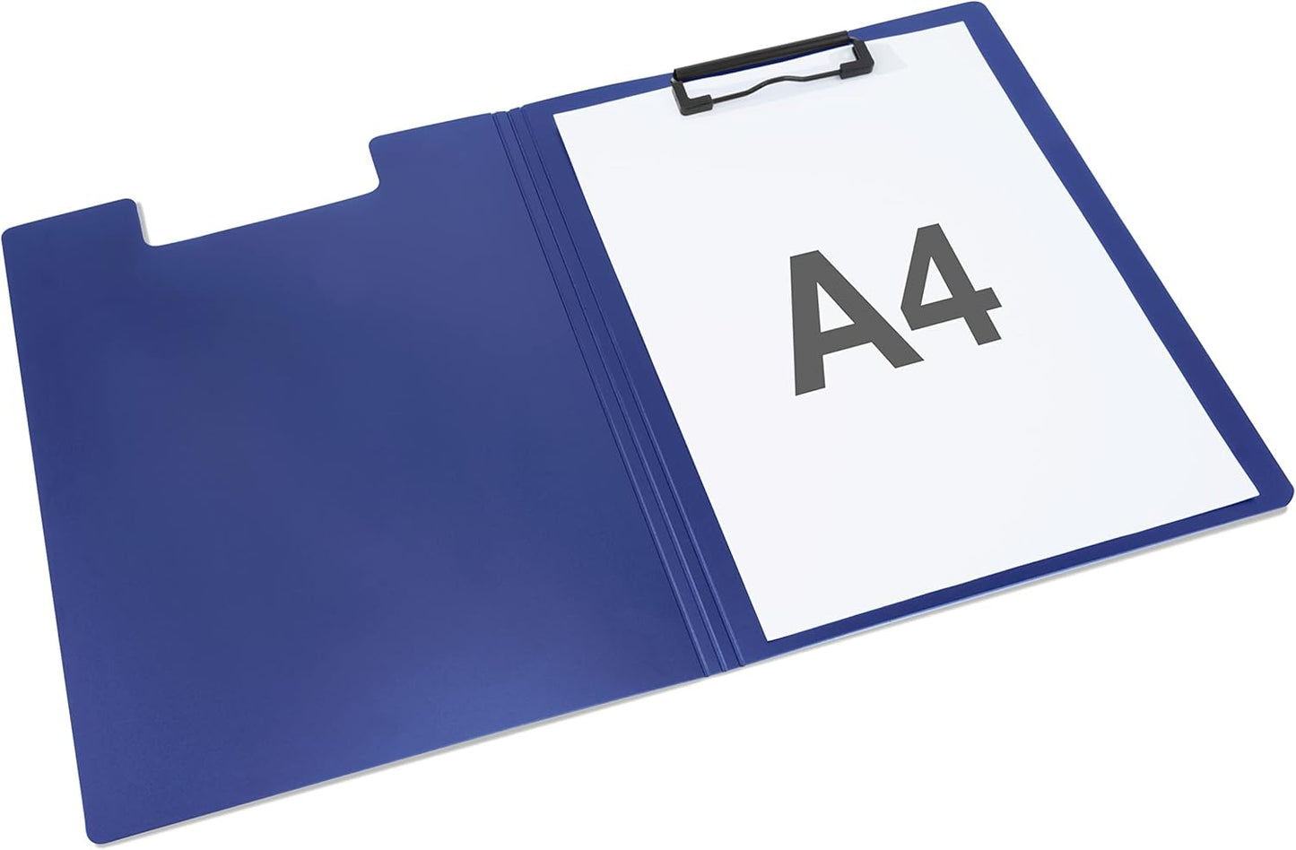Rapesco 1698 Germ-Savvy Antibacterial, A4 Foldover Clipboard, Blue, Pack of 4