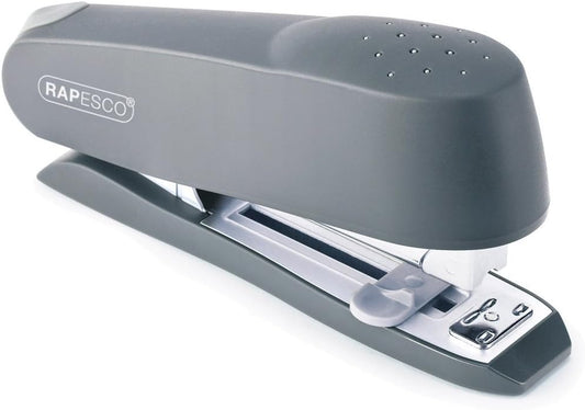 Rapesco R74726B3 7470 Front Loading Stapler, 50 Sheet Capacity, Grey