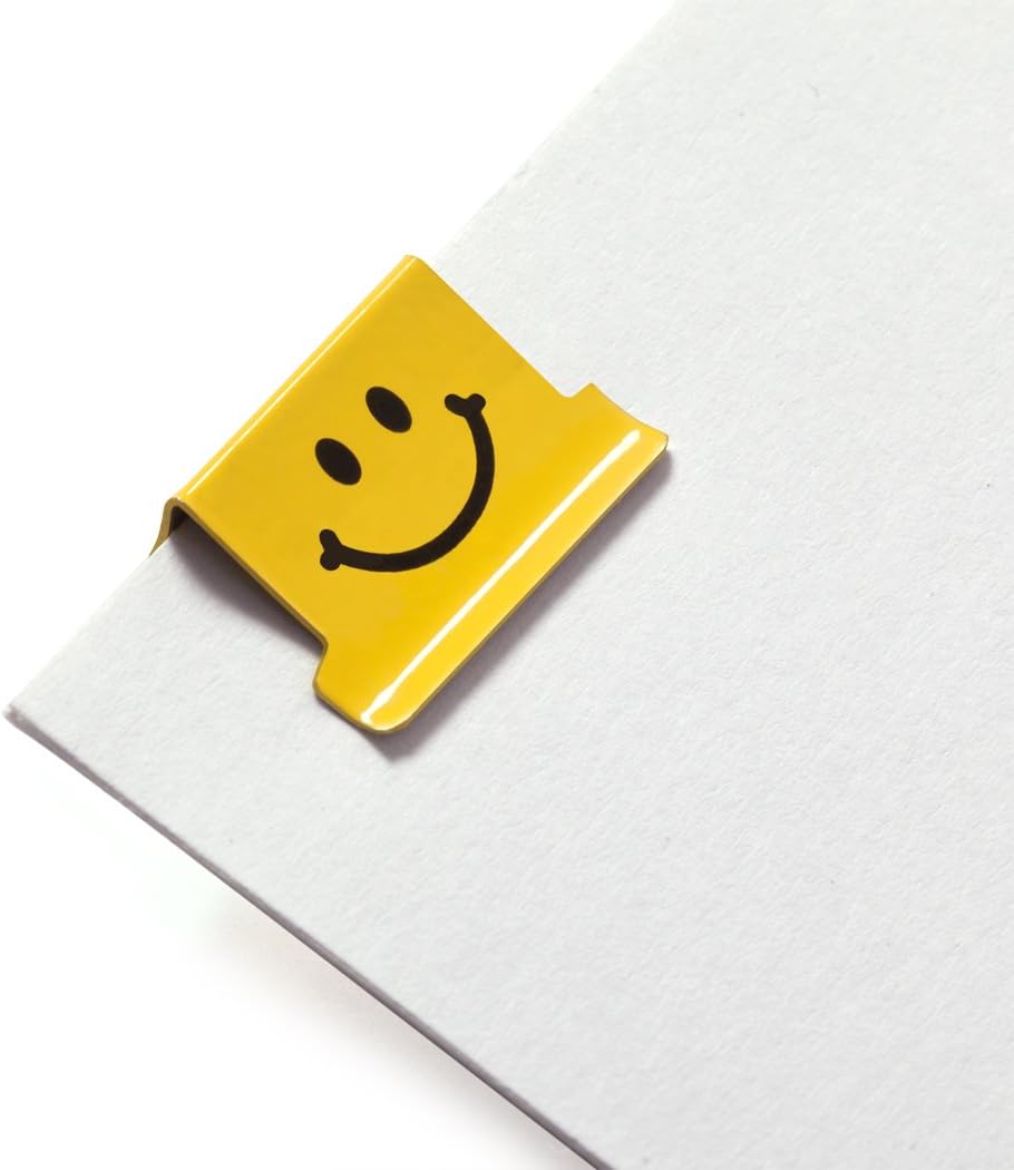 Rapesco 1380 Supaclip 40 Smiles Refill Clips, Bright Yellow, Pack of 100