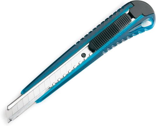 Rapesco RCK001A1 Snap-Off Blade Cutting Cutter 9 mm, Purple or Blue