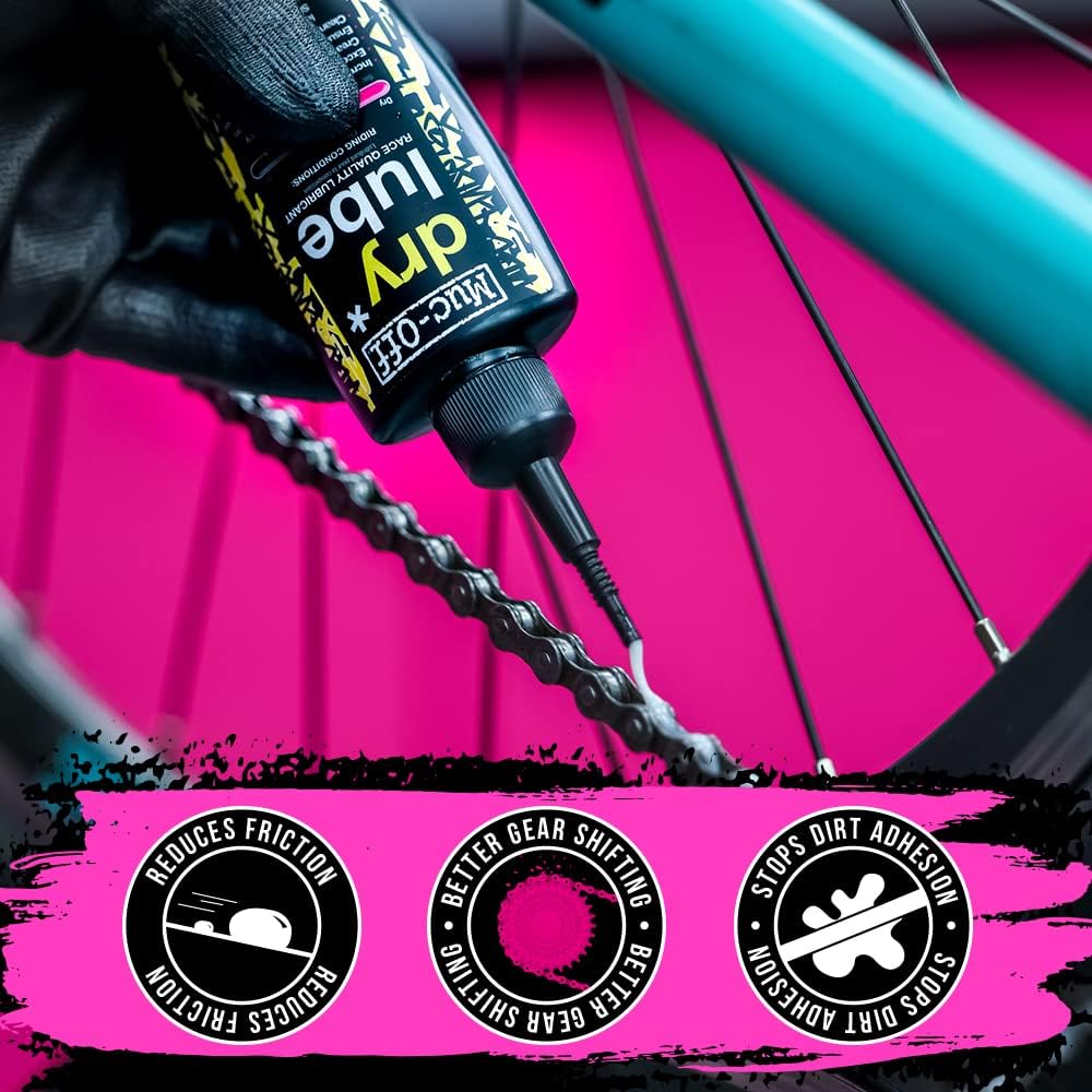 Muc-Off Dry Lube 120ml chain oil (Packaging may vary), Black