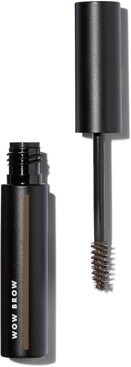 e.l.f. Wow Brow Gel, Volumizing, Buildable, Wax-Gel Hybrid, Creates Full, Voluminous-Looking Brows, Locks Brow Hairs In Place, Neutral Brown, Fiber Infused 3.5g