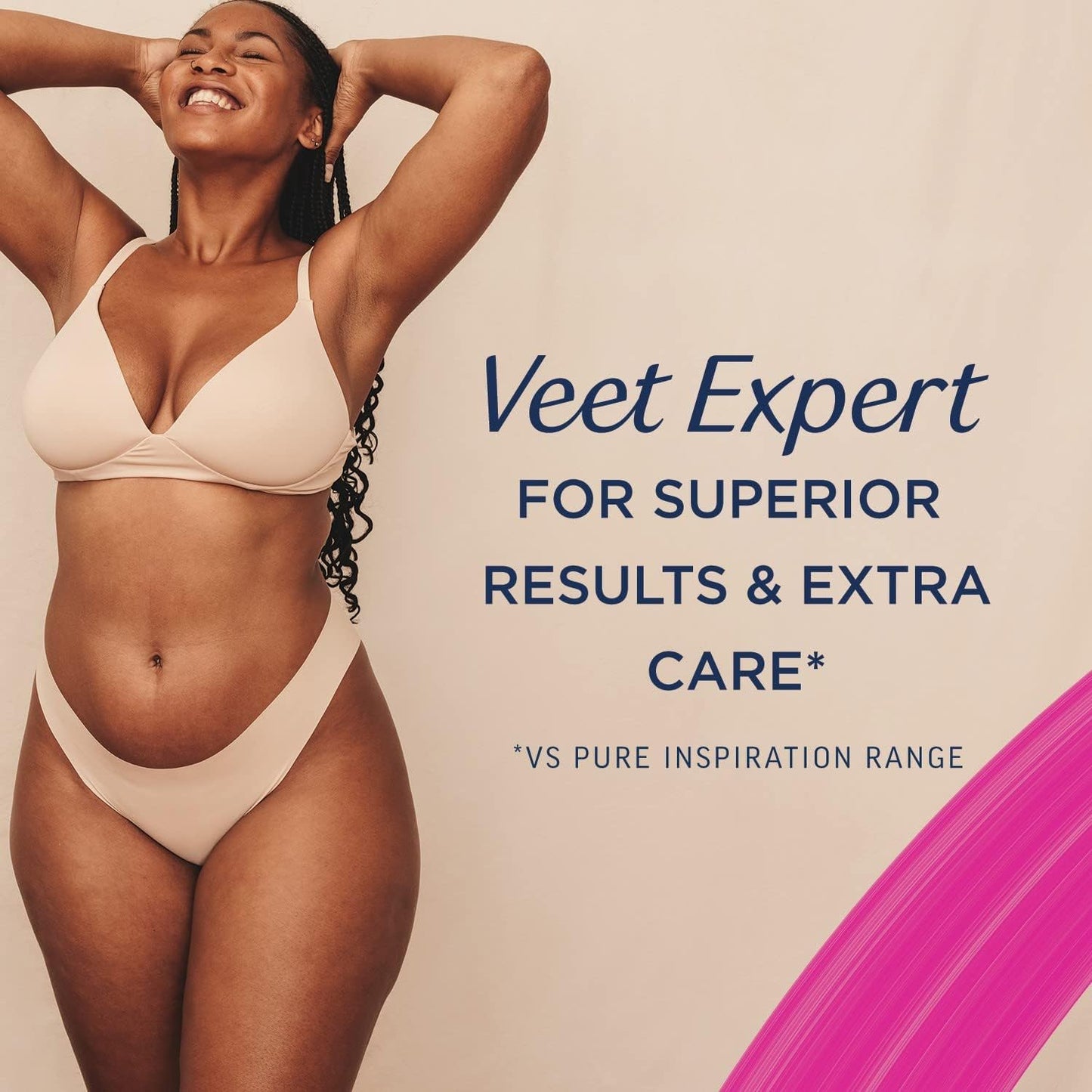 Veet Expert Waxing Strips For Sensitive Skin - 20 Cold Wax Strips & 4 Finish Wipes For Eyebrow, Facial Hair Removal - Hydrating, Exfoliating, Ideal For Face