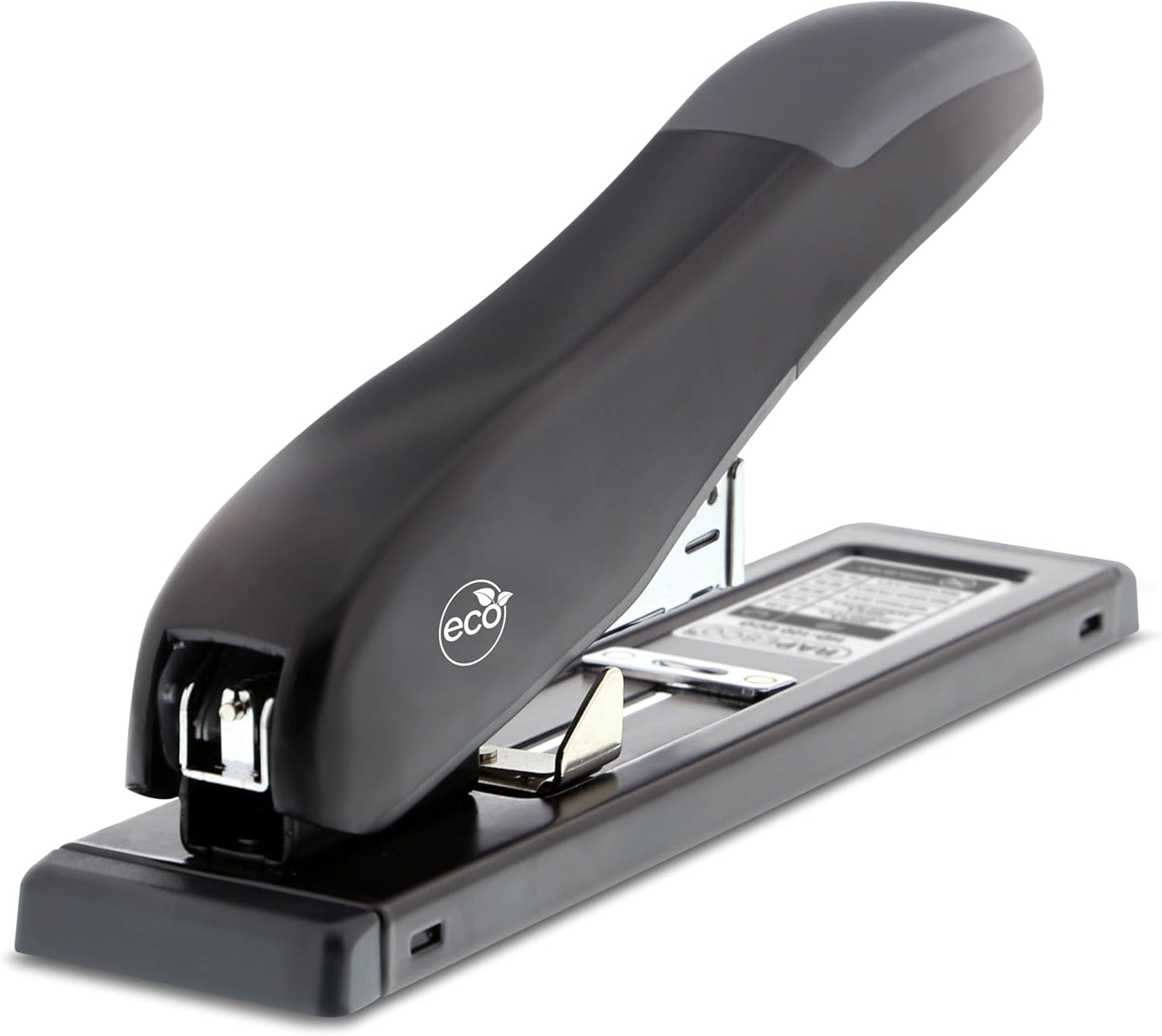 Rapesco 1307 ECO HD-100 Heavy-Duty Stapler with 2000 Type 923/10mm Staples, 100 Sheet Capacity, Black