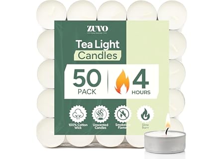 Tea Lights Candles 4 Hour Burn