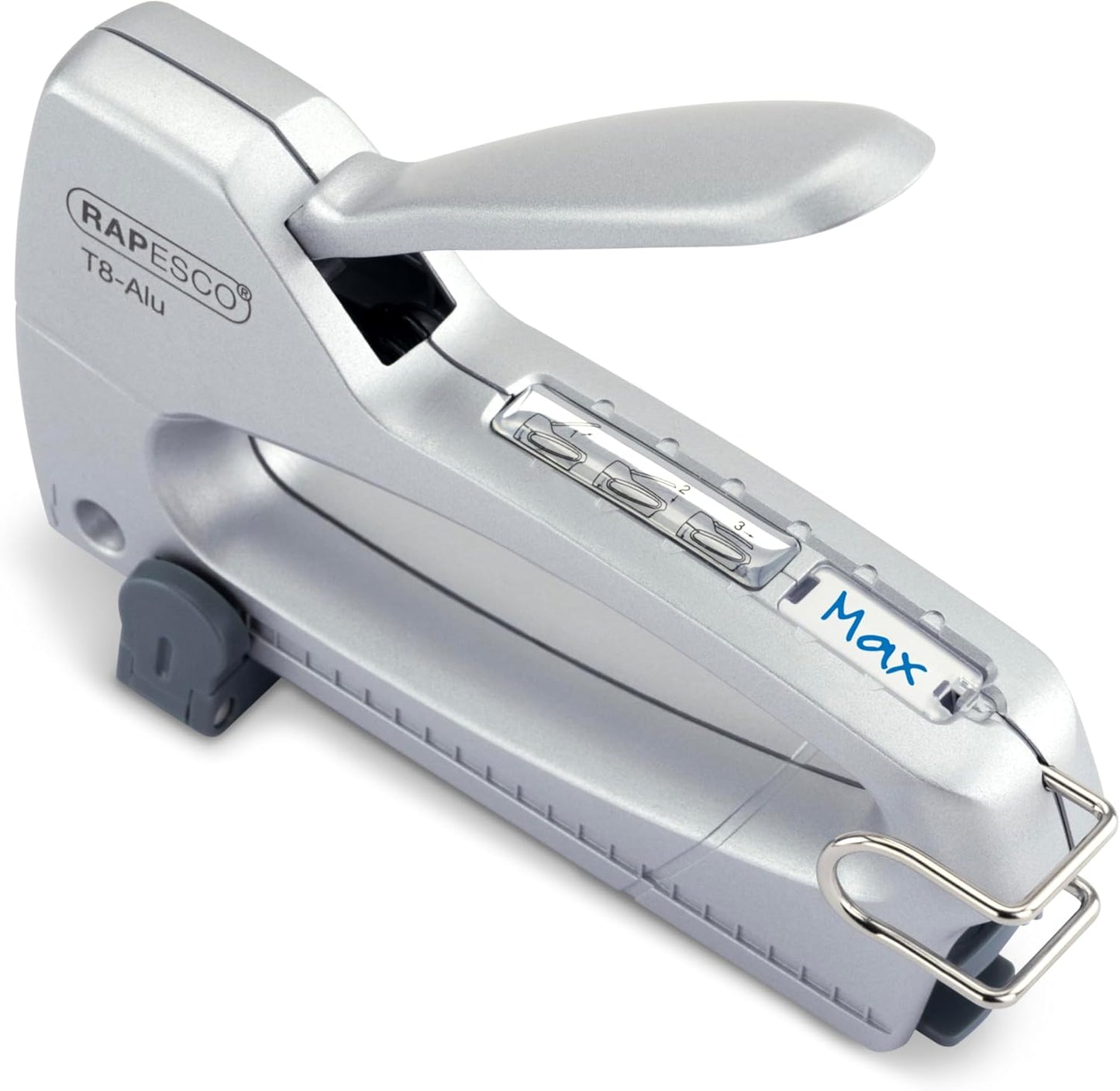 Rapesco 0958 T8-Alu Staple Tacker with 300 13/6mm Staples, Silver
