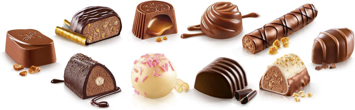Thorntons Classic Chocolate Hamper, Christmas Chocolate Gift Box, Assorted White, Milk and Dark, 449 g