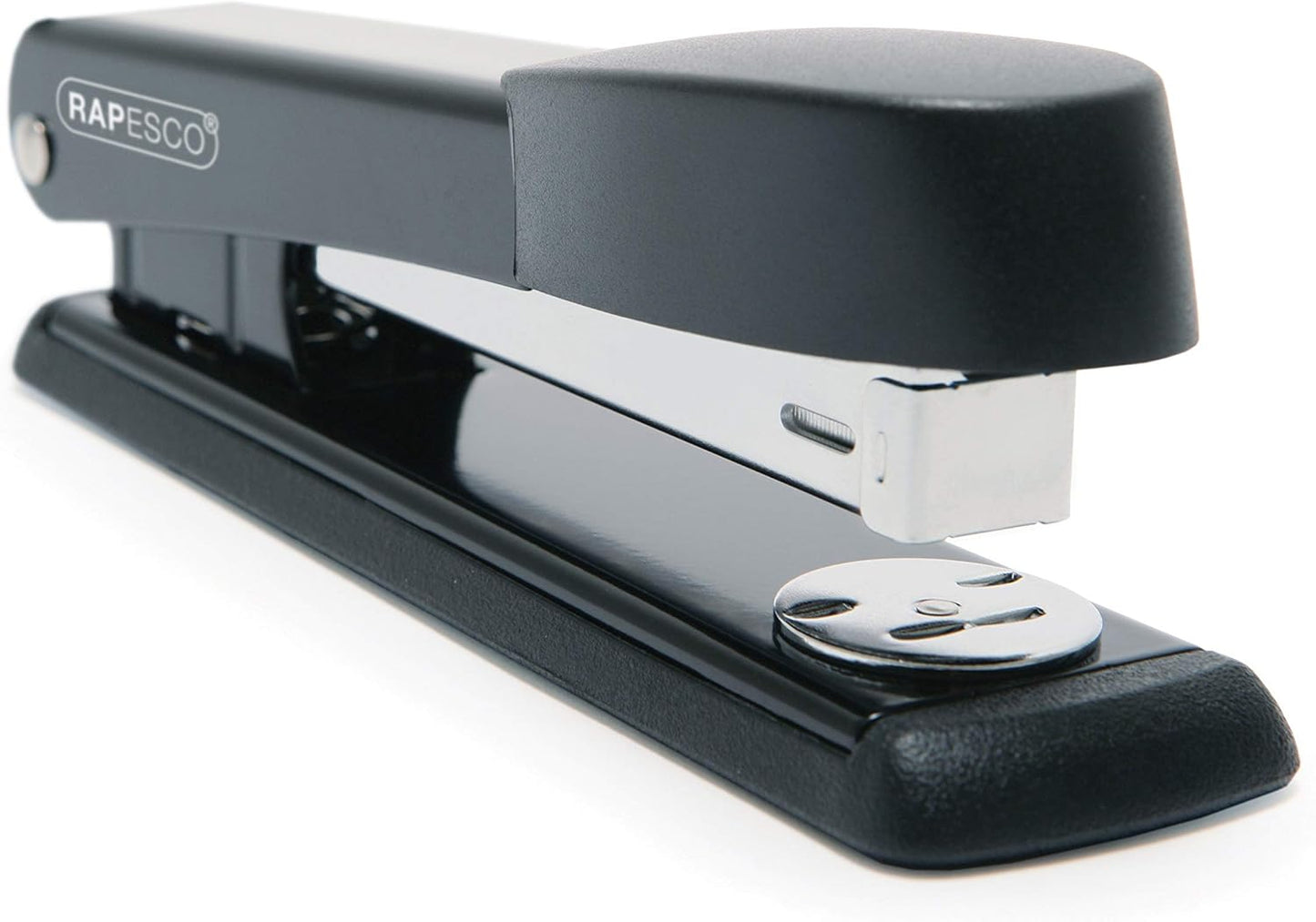 Rapesco R54500B2 Germ-Savvy Antibacterial, Marlin Full Strip Metal Stapler, Black