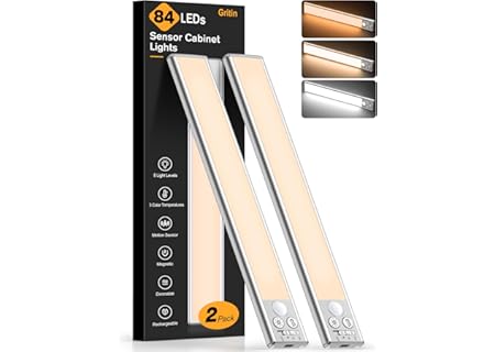 Gritin 5 Brightness Rechargeable Lasting Easy Installation