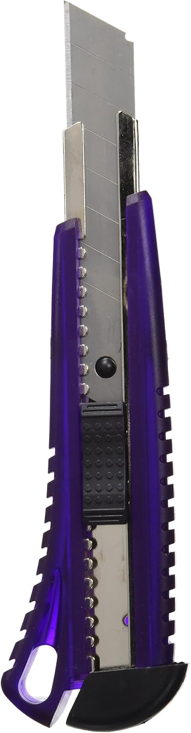 Rapesco RCK002A1 Snap-Off Blade Cutting Cutter 18 mm, Purple or Blue