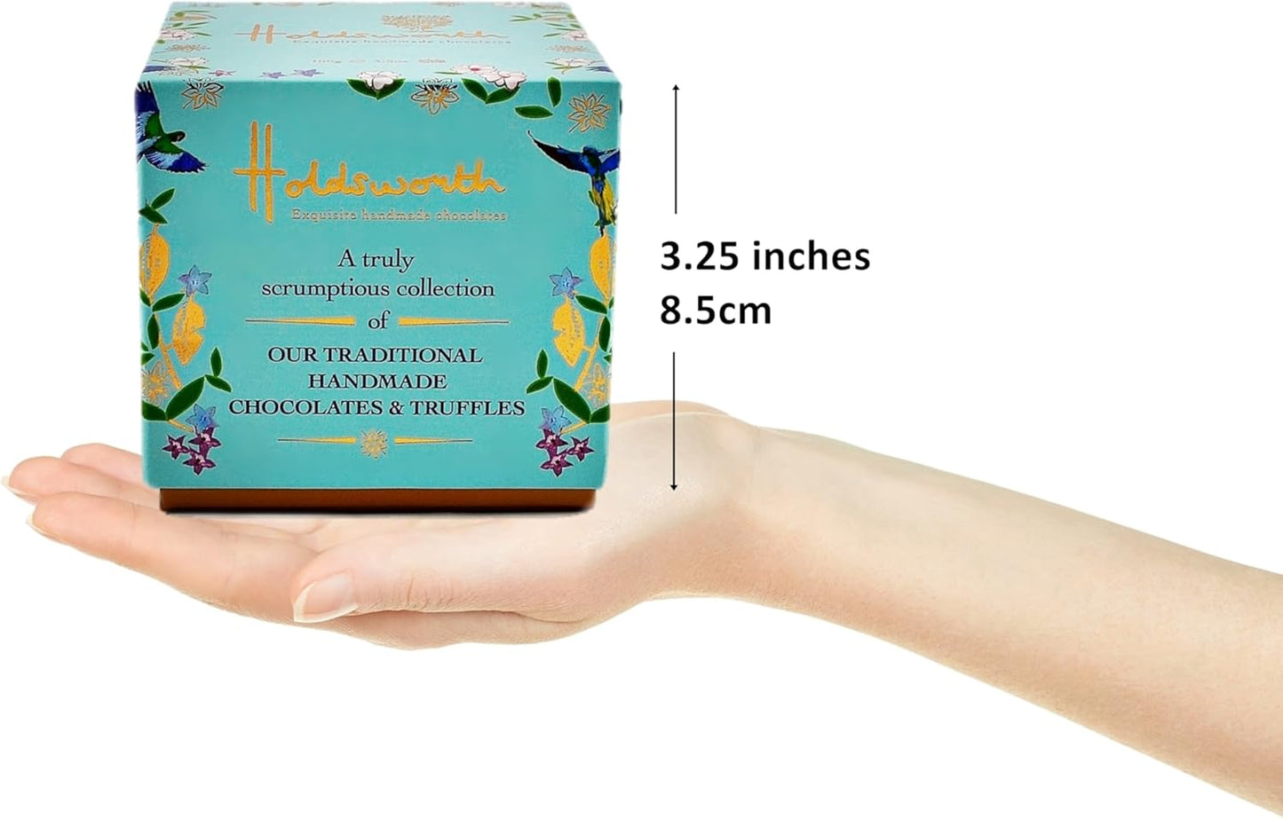 Holdsworth Chocolates Classics - Classic Assorted Truly Scrumptious Handmade Chocolate Truffles all Coated with Milk, Dark or White Chocolate 100g