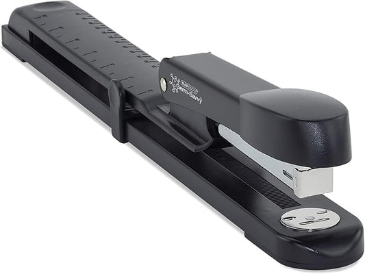 Rapesco A590FBA3 Germ-Savvy Antibacterial, Marlin Long Arm Stapler, Black