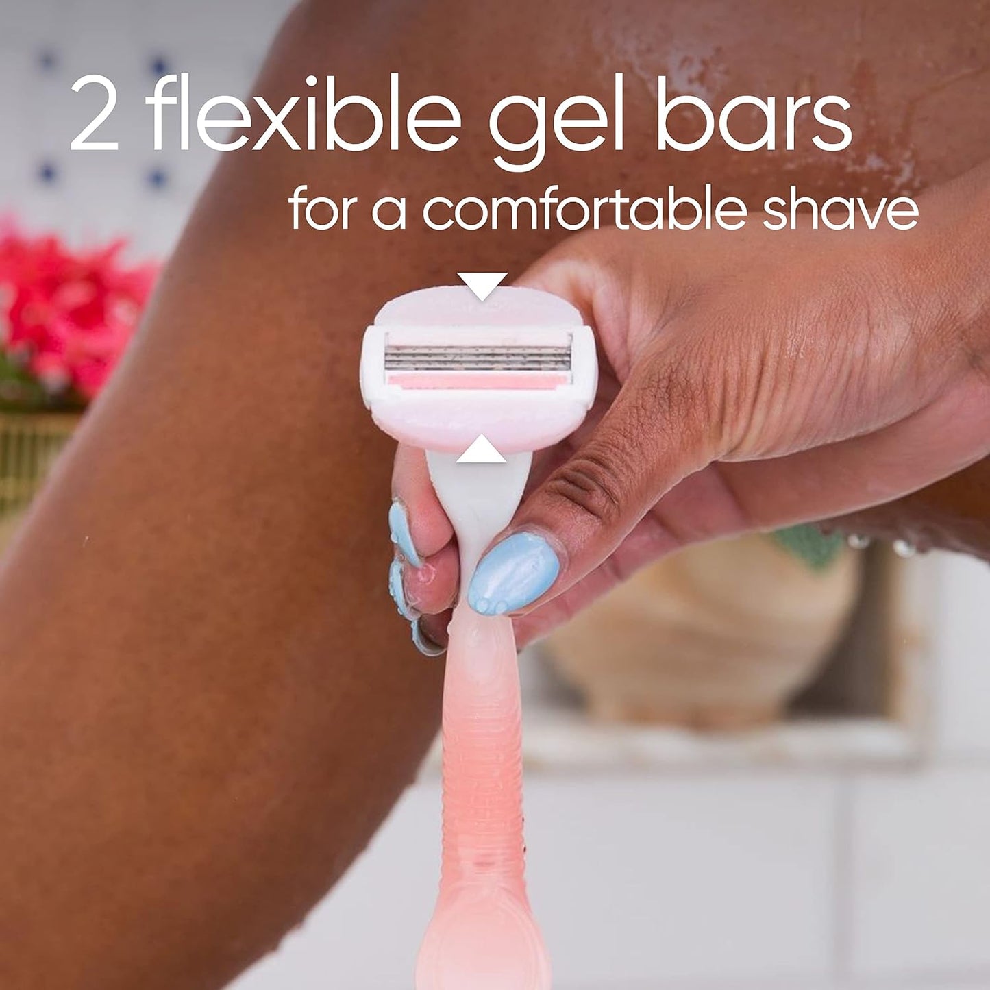Gillette Venus Comfortglide Spa Breeze Women's Razor- 3 Blades, 3 built-in blades for a smooth, close shave that lasts