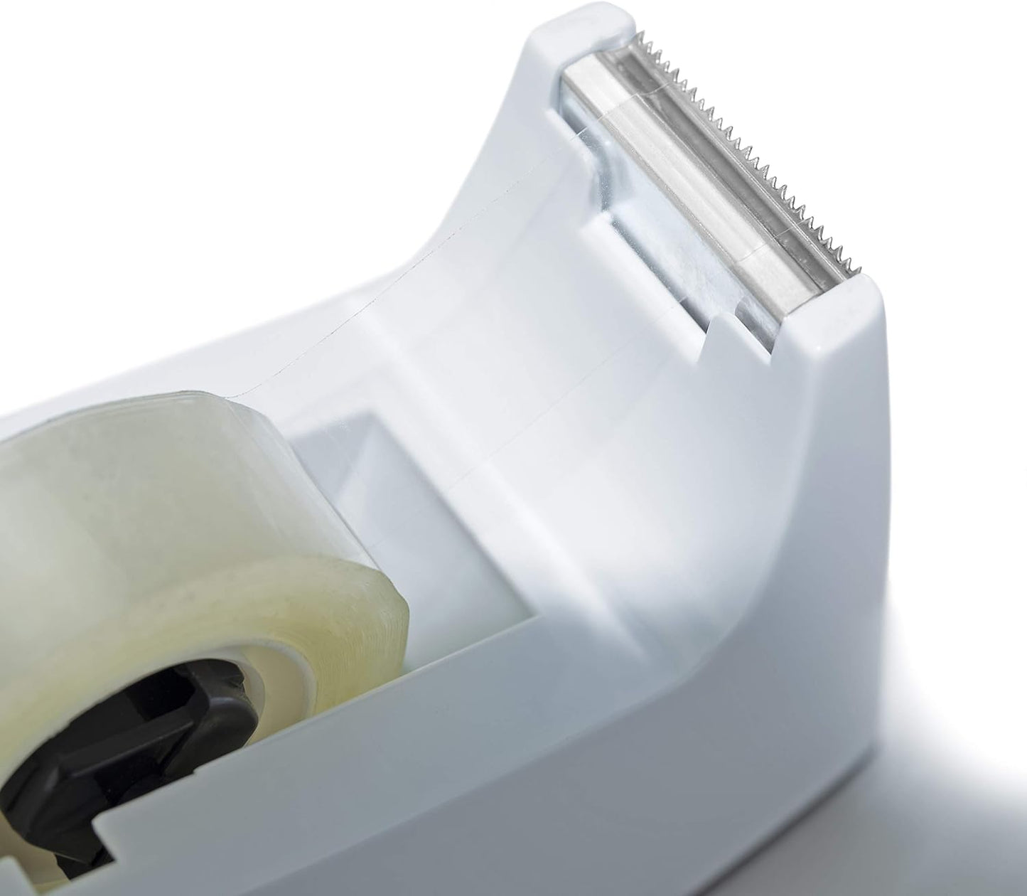 Rapesco 1620 300 Tape Dispenser and 4 Tape Rolls, White