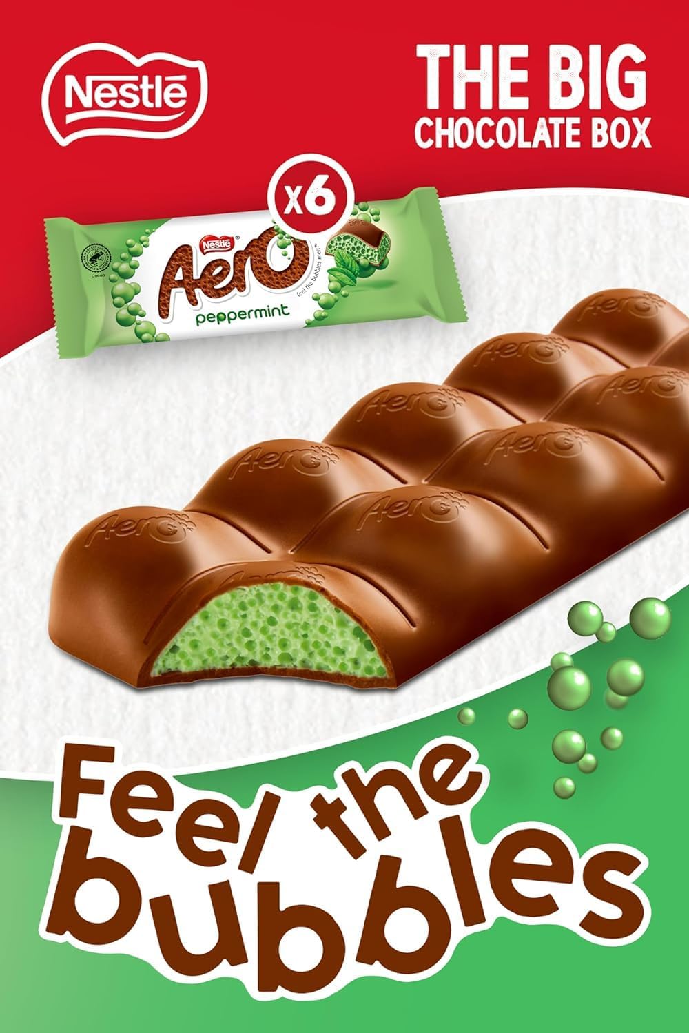 Nestlé The Big Chocolate Box, 30 x Chocolate Bars – KitKat, KitKat Chunky, Yorkie, Aero, Munchies – Sharing Gift, 1.3kg