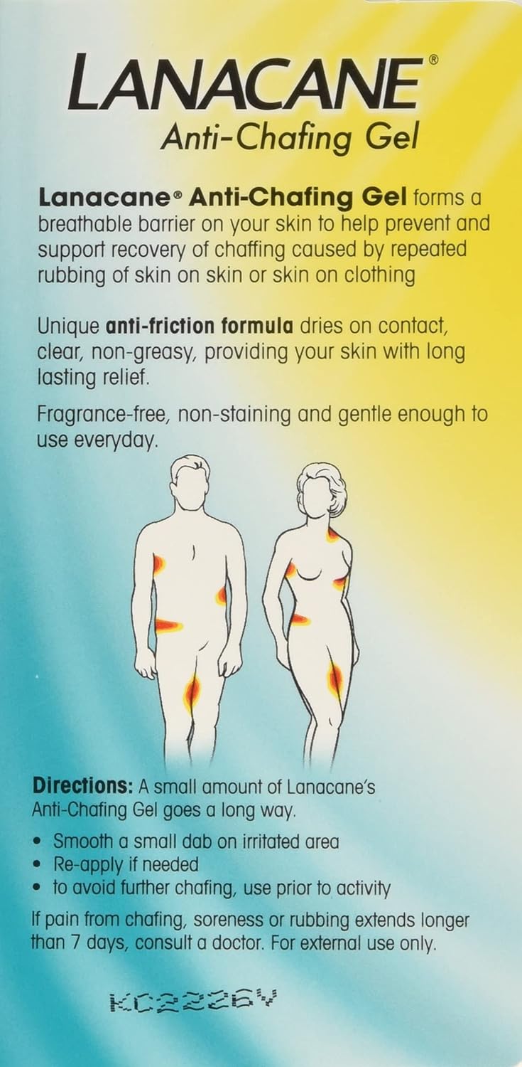 Lanacane Injections Lanacane Anti-Chafing Gel 28g - Long-Lasting Itch Relief for Thighs, L ...