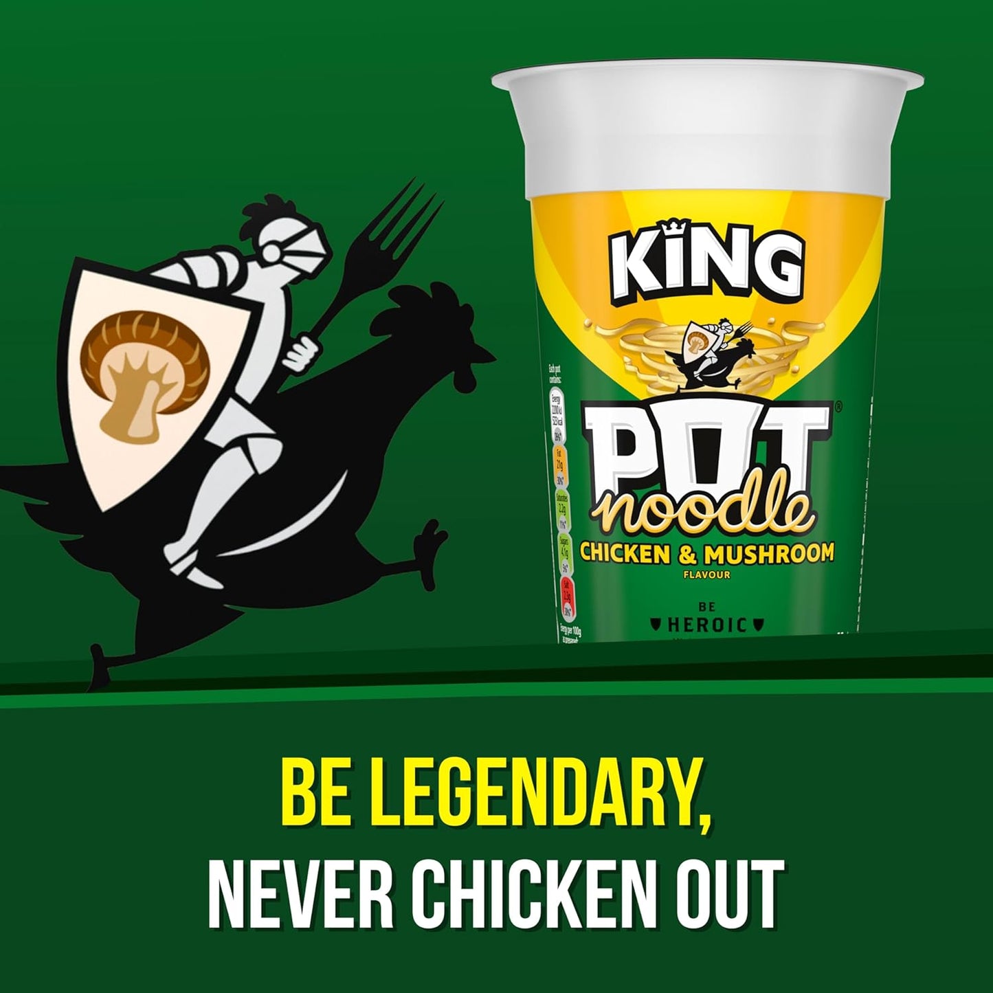 Pot Noodle Chicken & Mushroom King | 12 x 114g