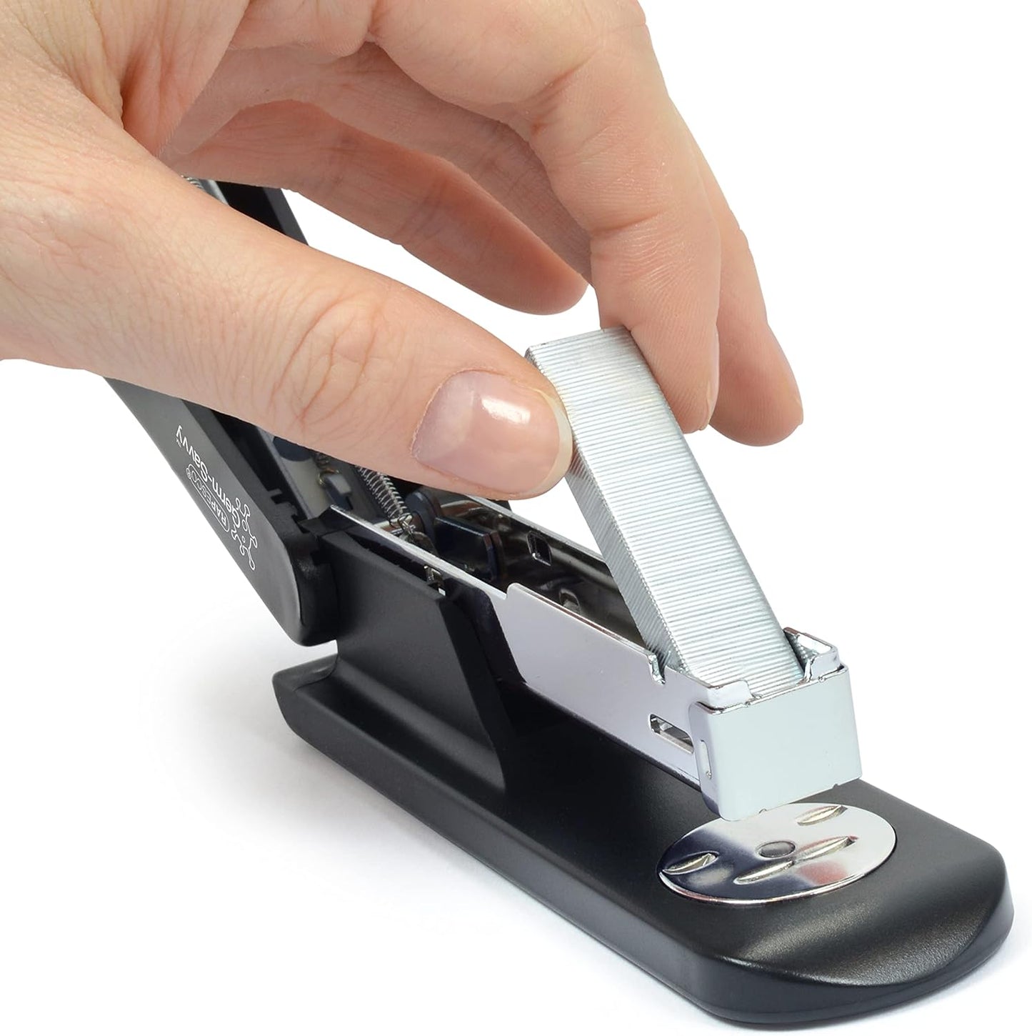 Rapesco 1482 Germ-Savvy Antibacterial ECO Sting Ray Stapler, 20 Sheet Capacity and 1000 24/6 mm Staples, Black