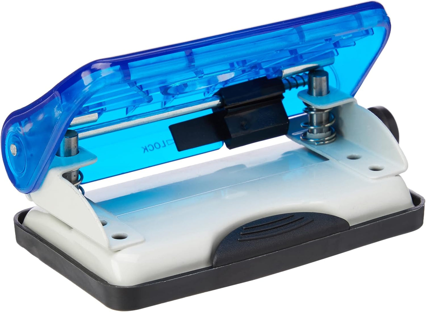 Rapesco BC810PBB 810-P 2 Hole Punch with 12 Sheet Capacity, Blue