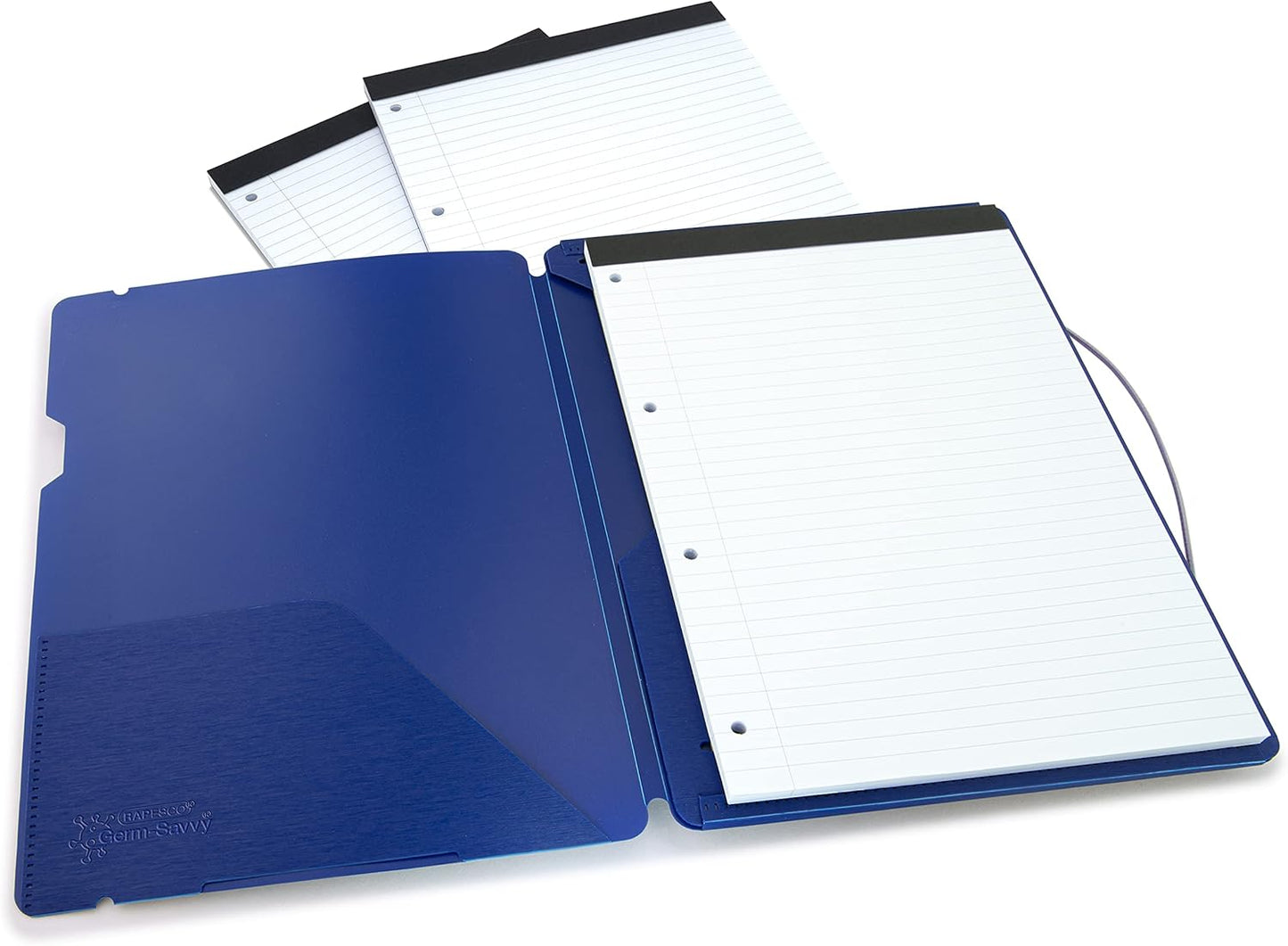 Rapesco 1685 Conference Portfolio Folder and 3 x Refill Pads with 160 Sheets, A4, Blue