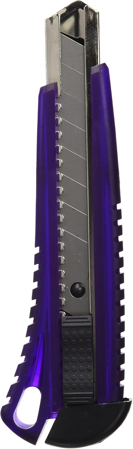 Rapesco RCK002A1 Snap-Off Blade Cutting Cutter 18 mm, Purple or Blue