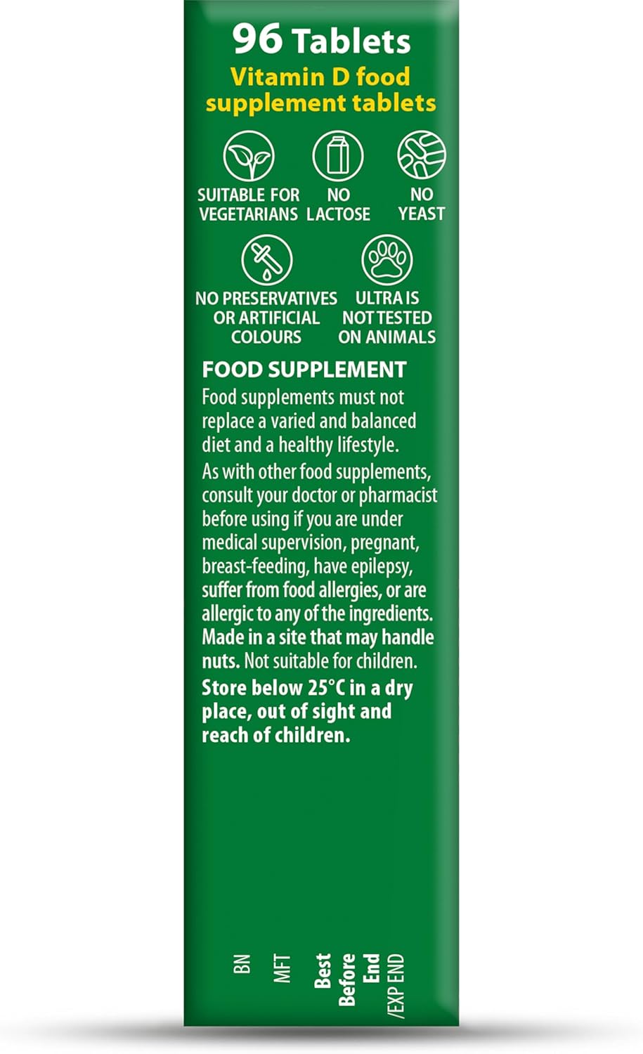 Vitamin D Tablets 1000IU, Vitabiotics Ultra
