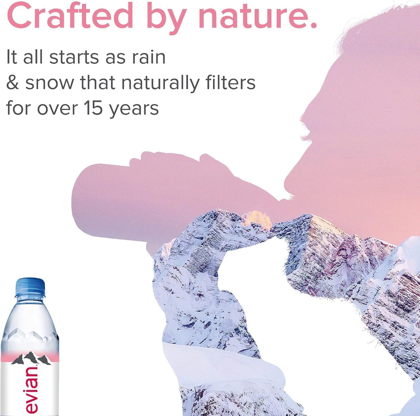 EVIIAN (330 ml (Pack of 24), Natural Mineral Water)