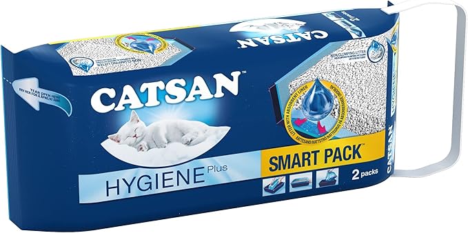CATSAN Hygiene Smart Pack Cat Litter | 2 x 4L Bags