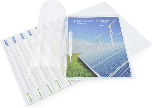 Rapesco 1591 ECO Report File, A4, White, Pack of 10