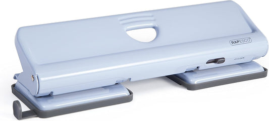 Rapesco 1348 720 4-Hole Metal Punch, 22 Sheet Capacity, Powder Blue
