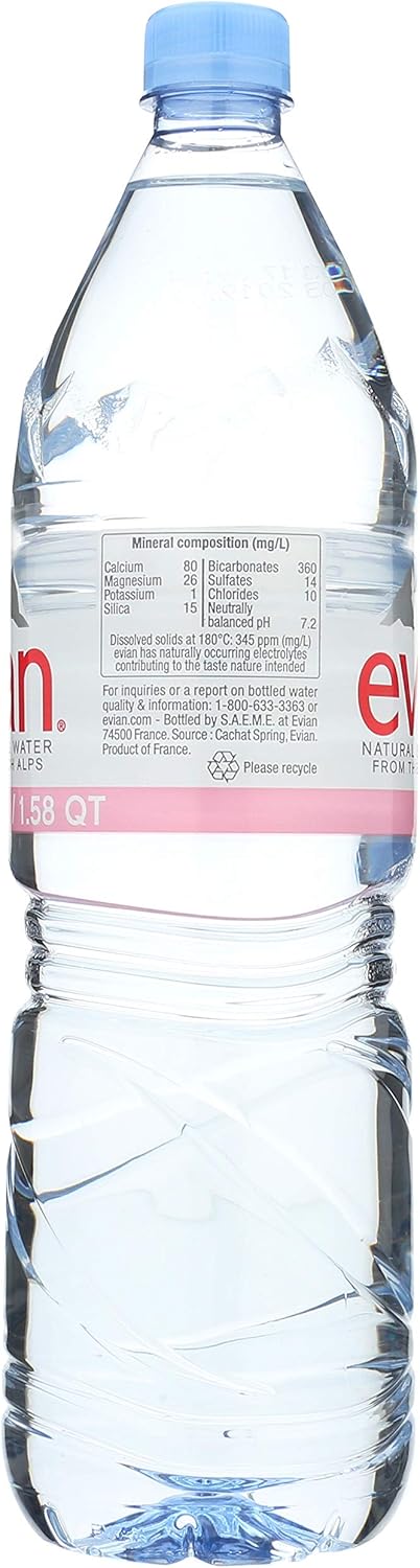 Evian 1.5 LTR (Pack of 12)