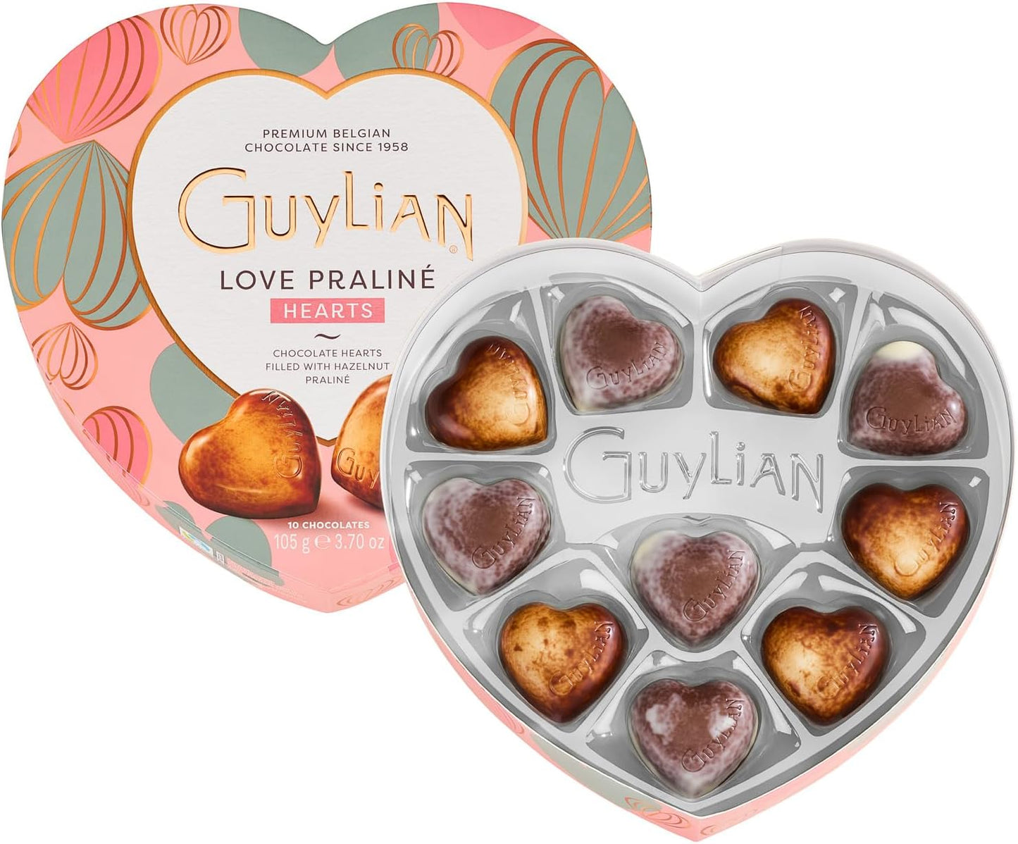 Guylian Chocolate Seashells Chocolates | Box of Chocolate Gifts | Heart Chocolates | Chocolate Dates | Chocolates Gift | Box of Chocolates Gift For Women...