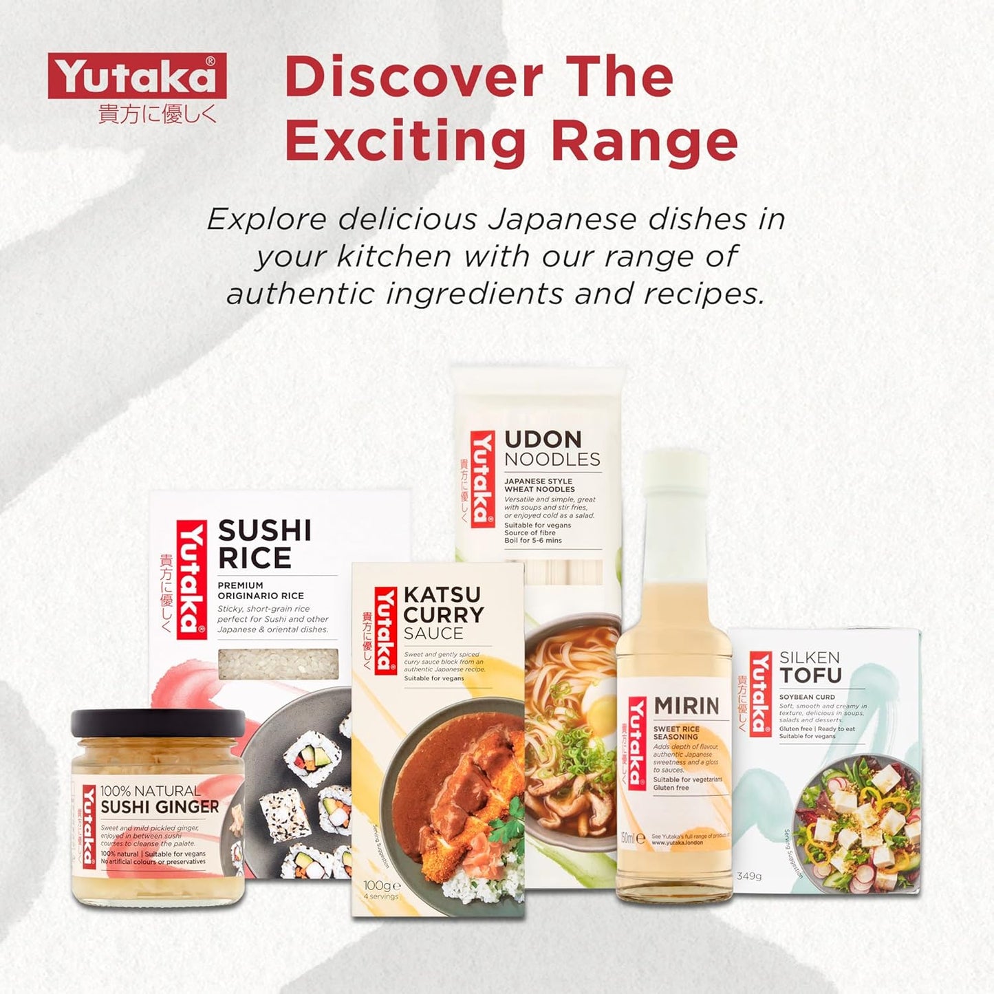 Yutaka White Shirataki Noodles, 375g Net / 170g drained | Authentic Japanese Konjac Noodles | Multipack of 12 | Vegan | Gluten Free | High Fibre | Almost Zero carb or calories