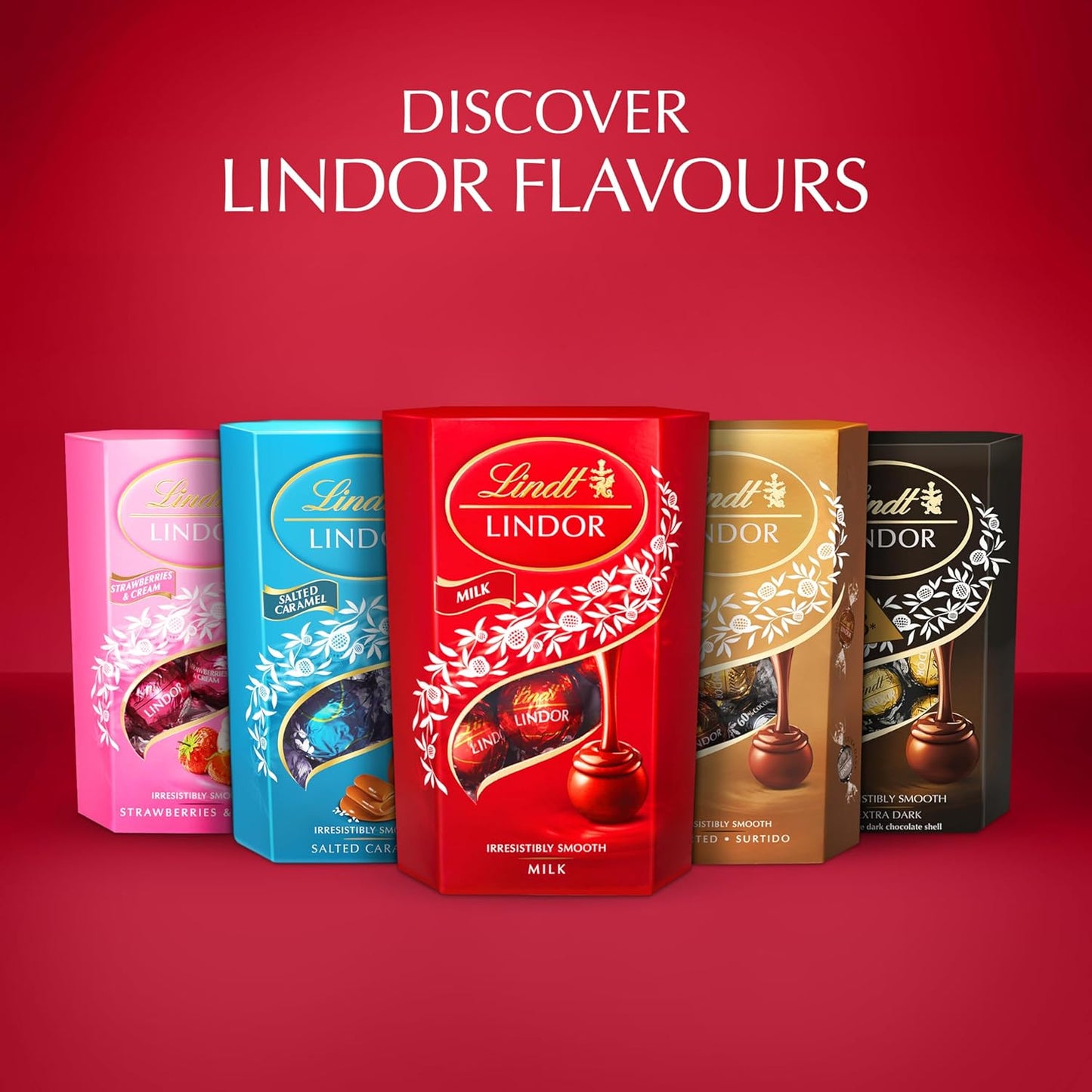 Lindt Lindor Milk Chocolate Truffles Box Small | 37g | Chocolate Truffles with a Smooth Melting Filling | Gift Present for Him and Her | Christmas, Birthday, Celebrations, Congratulations, Thank you