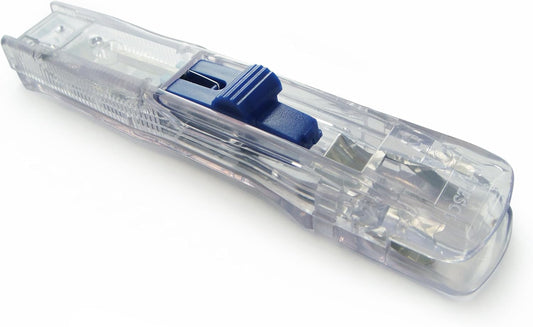 Rapesco RC6008SS Supaclip 60 See Through Heavy Duty Dispenser and 8 Stainless Steel Clips
