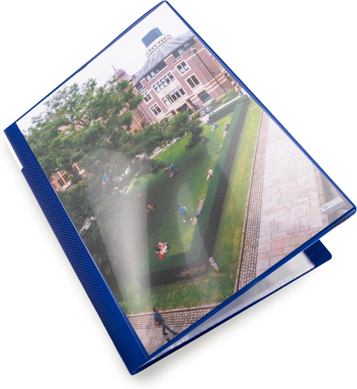Rapesco 0910 A4 Soft Cover Presentation Display Book with 20 Pockets, Blue
