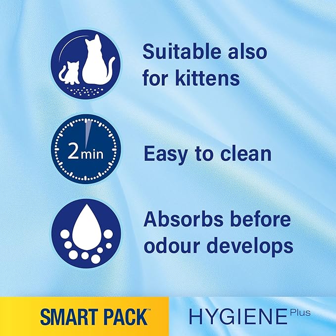 CATSAN Hygiene Smart Pack Cat Litter | 2 x 4L Bags